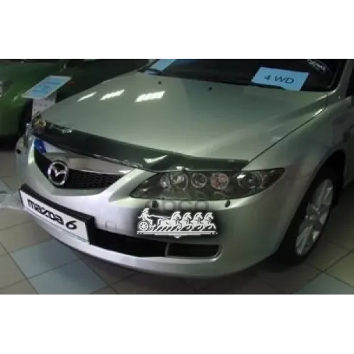 Дефлектор Капота Темный Mazda 6/Atenza 2002-2007Nld.smama60512 Autofamily 