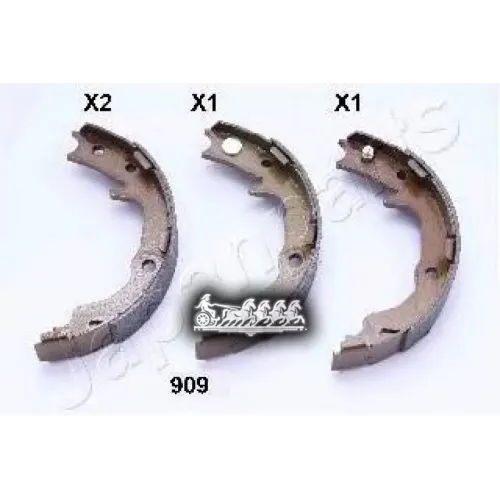 Колодки Тормозные Стояночного Тормоза Зад Japanparts 