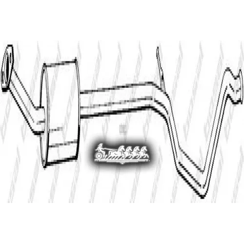 Глушитель Центральный (Peug 307 02-03 ) Bosal 