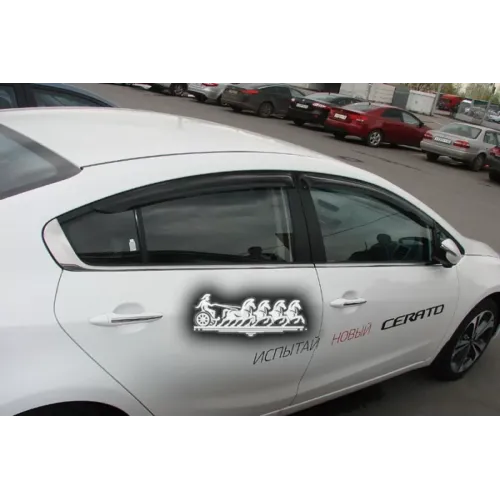 Дефлекторы Окон 4 Door Kia Cerato 2013-Nld.skicer1332 Autofamily 