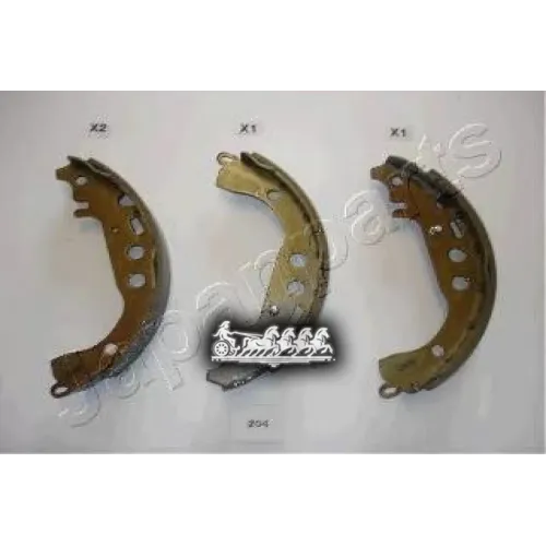 Колодки Тормозные Барабанные Japanparts GF-204AF