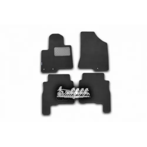 Коврики В Салон Hyundai Tucson Акпп 2004-2009Универсал4 Шт. (Текстиль) Autofamily 