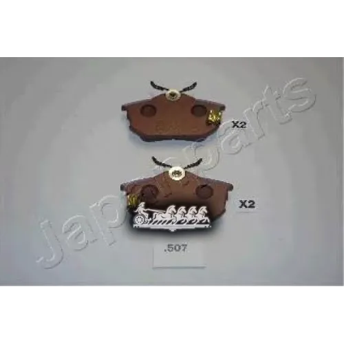 Колодки Тормозные Дисковые Japanparts PP-507AF