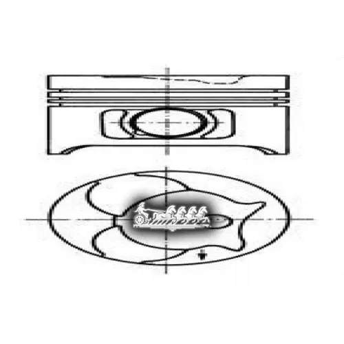 Поршень Комплект Mb Vito/Sprinter/207D/307D/407D -06 2.3D/2.9D R4/R5 KOLBENSCHMIDT 