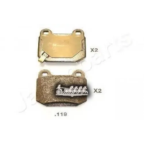 Колодки Тормозные Дисковые Japanparts PP-119AF