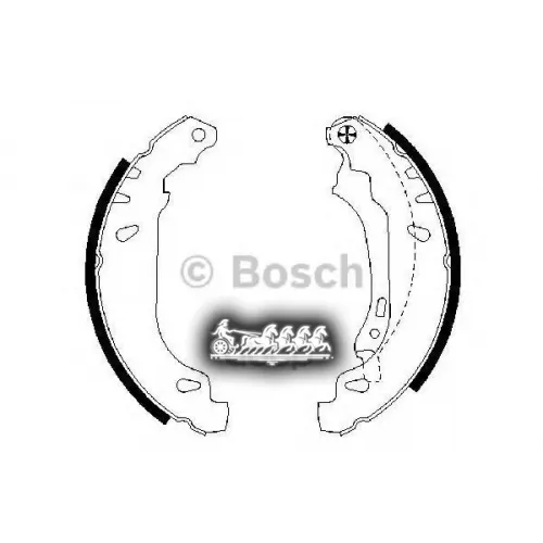 Колодки Тормозные Бар. Renault Logan 04- Bosch 
