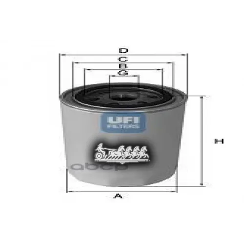 Фильтр Масляный Mb W201/W123/W124/W126 -93 M102/M103 UFI 