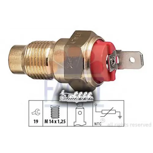 Датчик Температуры Охлаждающей Жидкости Facet 7.3203