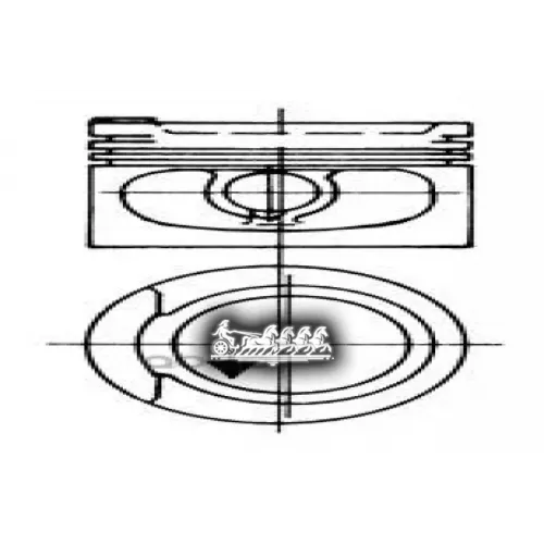 Поршень KOLBENSCHMIDT 