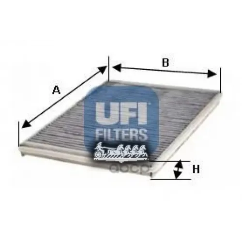 Фильтр Салона Bmw E60 Угольный (Упак.2шт.) UFI 54.127.00