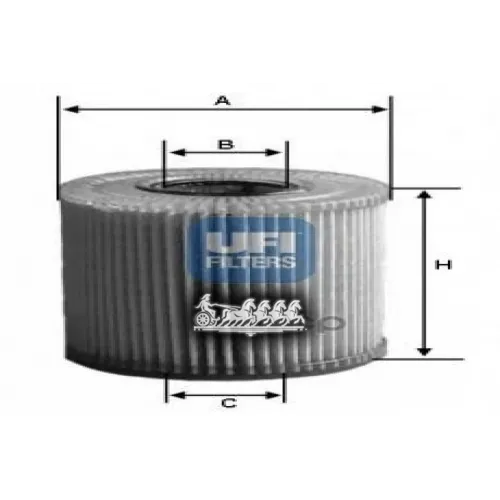 Фильтр Масляный UFI 25.002.00