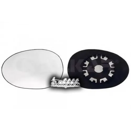 Стекло Зеркала Psa C1/107 05- Выпукл.прав. ALKAR 