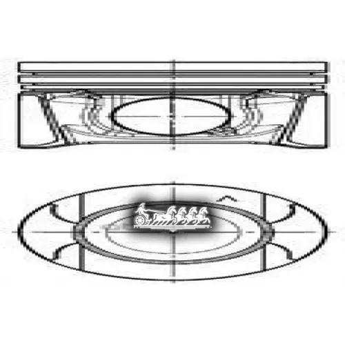 Поршень KOLBENSCHMIDT 