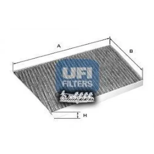 Фильтр Салона Mb W211/C219 Угольный UFI 54.133.00