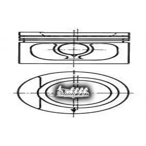 Поршень Комплект Vag 80/90/100/Golf/Passat -98 1.8 R4 KOLBENSCHMIDT 