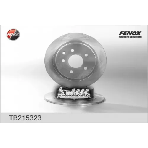 Диск Тормозной Nissan Juke 10-/Qashqai 07- Задний FENOX 