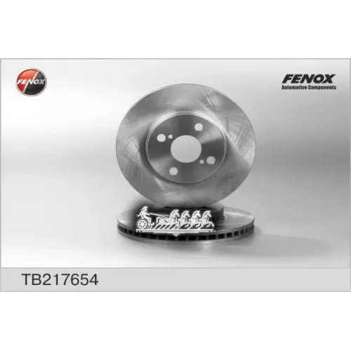 Диск Тормозной Byd F3/Lifan 620/Solano/Toyota Corolla (E12) Передний Вент. FENOX 