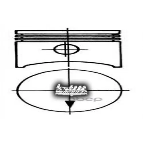 Поршень Комплект Ford Sierra/Taunus/Granada/Escort -93 2.0 KOLBENSCHMIDT 