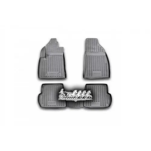 Коврики В Салон Ford Fusion 09/2002-Fiesta 2002-20084 Шт. (Полиуретан) Autofamily 