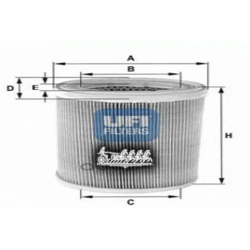Фильтр Воздушный UFI 27.606.00