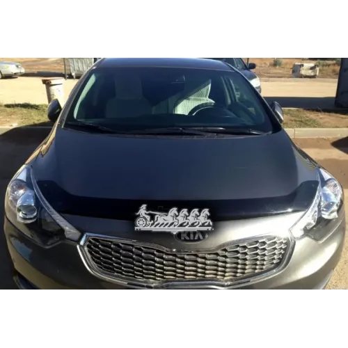 Дефлектор Капота Темный Kia Cerato 2013-Nld.skicer1312 Autofamily 