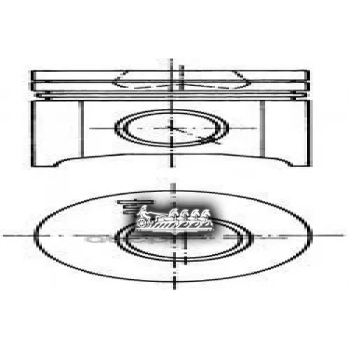 Поршень Комплект Iveco/Fiat/Opel/Renault Daily/Ducato/Movano/Master -02 2.8Tdi/Dti KOLBENSCHMIDT 