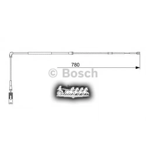 Датчик Износа Торм. Колодок Land Rover Rr -12 Bosch 