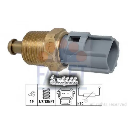 Датчик Температуры Охлаждающей Жидкости Facet 7.3363