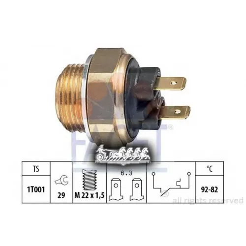Датчик Включения Вентилятора Facet 7.5016