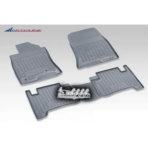 Коврики Салона Серые Toyota Land Cruiser Prado 120 Autofamily 