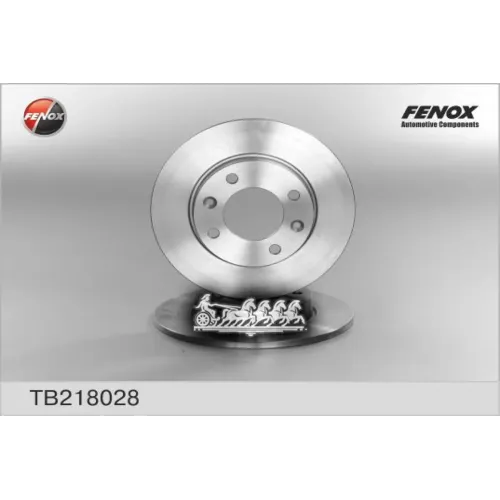 Диск Тормозной Citroen Berlingo/C2/C3/C4/Peugeot 307/Partner Задний D 247Мм. FENOX 