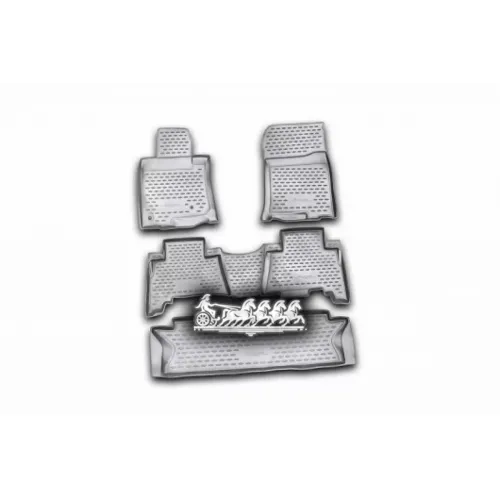 Коврики Салона Серые Toyota Land Cruiser Prado Autofamily 