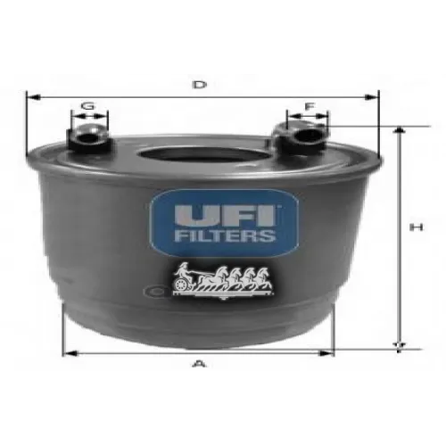 Фильтр Топливный Mb Sprinter 09- UFI 