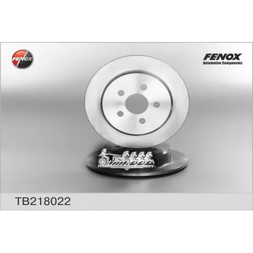 Диск Тормозной Chrysler Neon 94-/Pt Cruiser 01- Задний D 270Мм. FENOX 