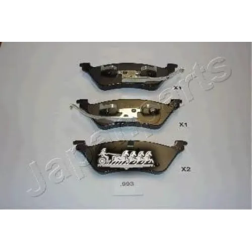 Комплект Тормозных Колодок, Дисковый Тормоз Japanparts 
