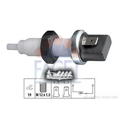 Датчик Включения Стоп Сигнала Facet 7.1000
