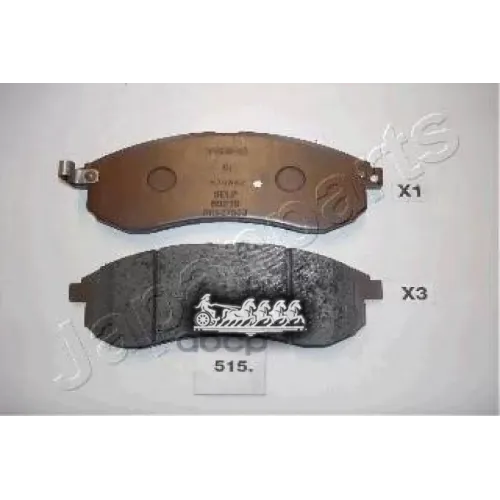 Колодки Тормозные Дисковые Japanparts PA-515AF