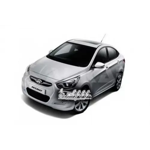 Зеркало Заднего Вида Hyundai Solaris 10-16 Электрич.сферич.ук-Ль Поворот.грунт.лев. (В Сборе) ALKAR 