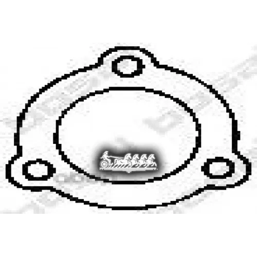 Прокладка Глушителя (Audi A6 94-97 ) Bosal 