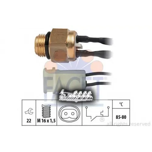Датчик Включения Вентилятора Facet 7.5217