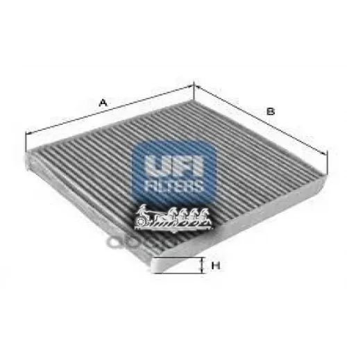 Фильтр Салона Vag Passat/A4 96- Угольный UFI 