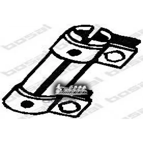 Хомут Трубчатый D61xl125mm Bosal 