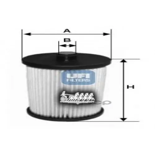 Фильтр Топливный Vw Crafter 2.5 Td 06- UFI 26.012.00