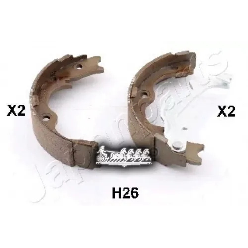 Колодки Тормозные Барабанные, Комплект Japanparts GF-H26AF