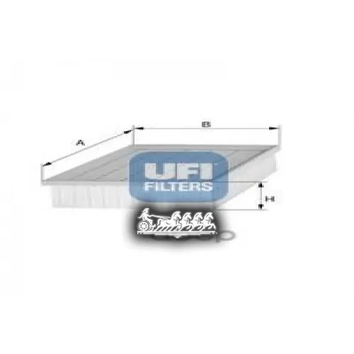 Фильтр Воздушный Peugeot/Citroen/Bmw 207/308/C4/Mini 04- 1.6 UFI 