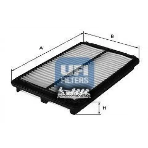 Фильтр Воздушный Mazda 6/626/Mpv 1.8/2.0/2.3/2.5/3.0 UFI 30.171.00