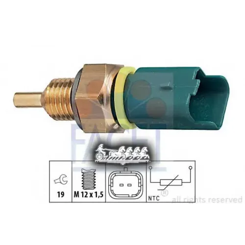 Датчик Температуры Охлаждающей Жидкости Facet 7.3276