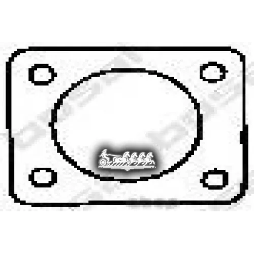 Прокладка Глушителя (Daew Espero 95-99 ) Bosal 