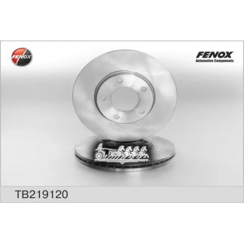 Диск Тормозной Mazda 3 1.4/1.6 03>/Mazda 5 15 1.8/2.0/2.0D 03> Передний Вент. FENOX 