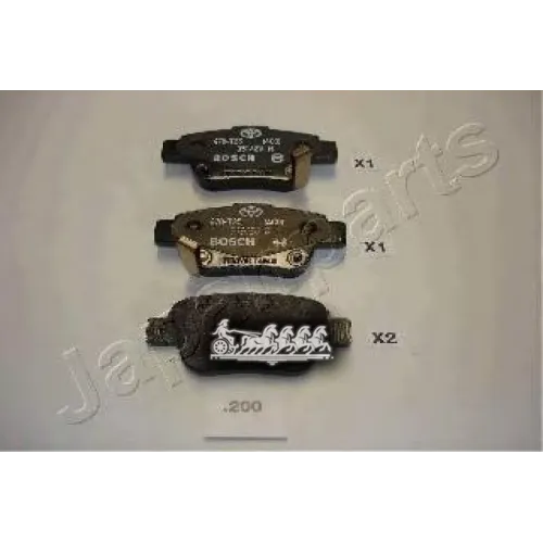 Колодки Тормозные Дисковые Japanparts PP-200AF